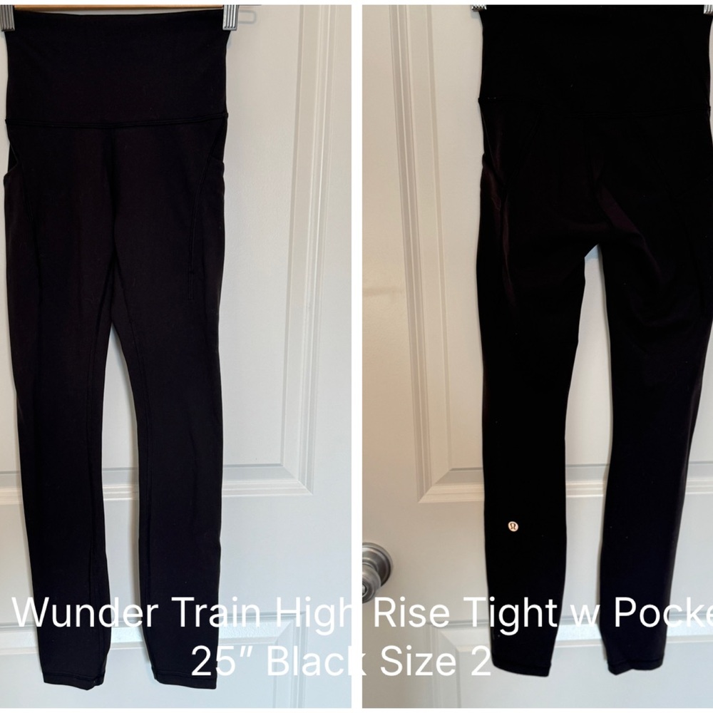 lululemon athletica Wunder Train High-Rise Tights in Black